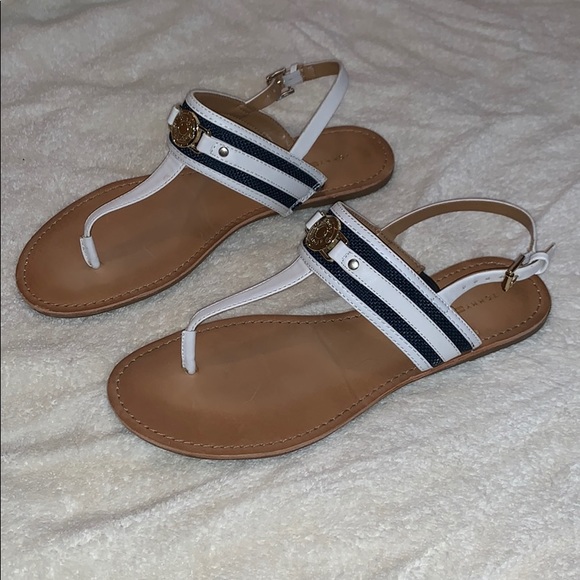 navy blue tommy hilfiger sandals